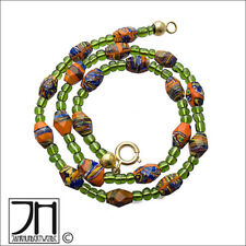 Art Deco Murano Glas Kette Halskette murano glass necklace millefiori