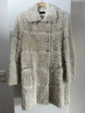 Ledermantel mit echtem Fellbesatz Damen Gr. 40