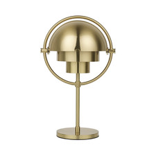 Gubi Multi-Lite Tischleuchte Nachttischlampe Portable Akku Messing glänzend 