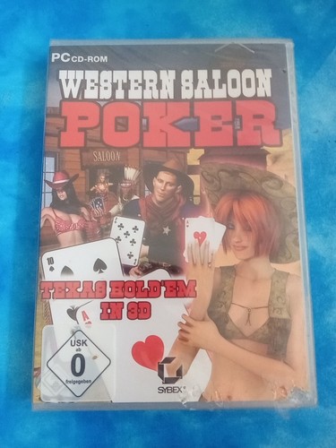 Western saloon poker in - -, 3d