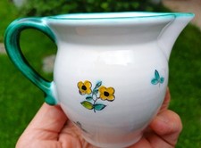 Milchkännchen,   160 ml    " Gmundner Keramik - Streublumen " günstig wg. Fehler
