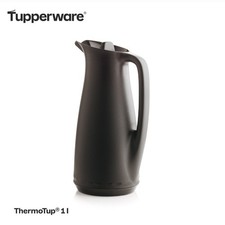 Tupperware Isolierkanne Thermoskanne Kaffeekanne C165 ThermoTup® 1 Liter schwarz