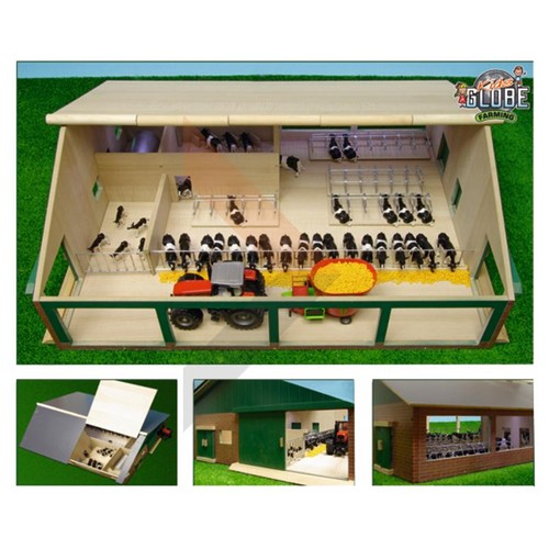 Holz kuhstall mit melkstand - kuhstall,