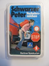 Schwarzer Peter Verkehrszeichen - Kartenspiel Volksbank - Berliner Spielkarten