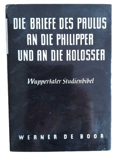 Philipper kolosser wuppertaler - philipper,