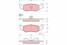 TRW Bremsbelagsatz