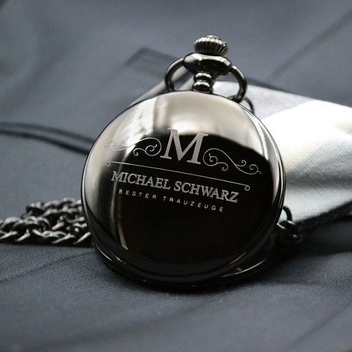 Taschenuhr mit gravur - mit,
