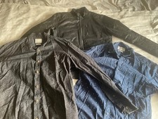 Klamottenpaket Lederjacke !Solid zwei Hemden, Only & Sons Selected Größe M