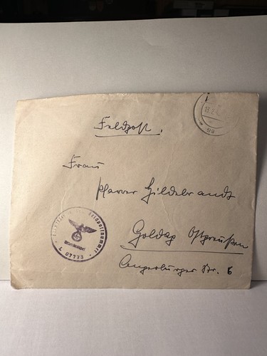 Feldpostbrief 42 goldap - 13.2.42,