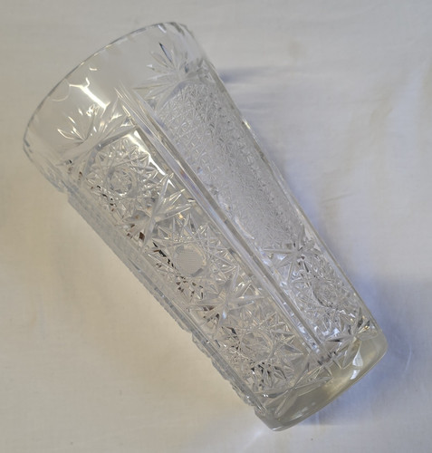 Massive glas vase 20cm - glas,