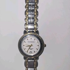 Technos Damenuhr bicolor