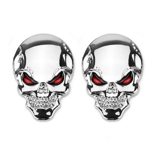 Metall skull totenkopf - 2x, logo