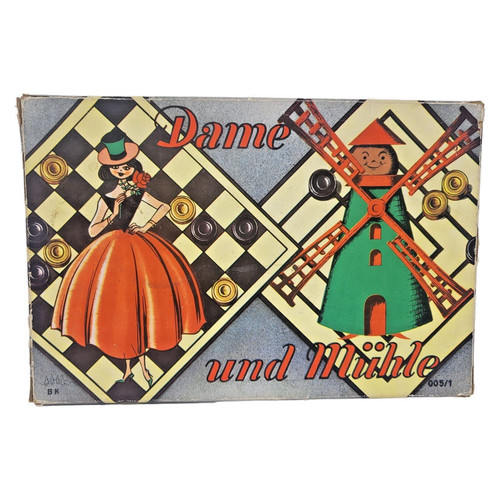 Dame und mühle - mühle, 005/1