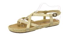 BLOWFISH Sandalen Sandaletten Riemchensandalen Damen Schuhe Gold Gr. 39