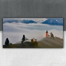 Kirche auf dem Hügel 100x50