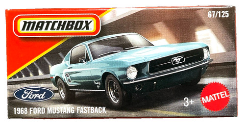 Matchbox 1968 ford mustang - matchbox,