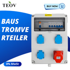 Baustromverteiler Leistungsschalter, Verteilerkasten Aufputz, Gehäuse Steckdose～