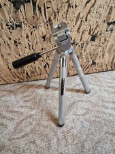 ERNO Mini Stativ Modell T-06 Silber  2-Wege-Neiger und Teleskopbeinen 24- 96cm ⭐