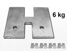 4er Set Gewichtsplatten Pavillon Zelt Partyzelt Halterung Standsicherung 6 Kg