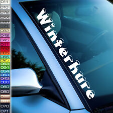 Winterhure Autoaufkleber