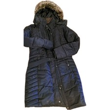 Steppmantel mit Fellbesatz