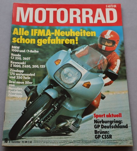 Das motorrad 1976 - das, 1000