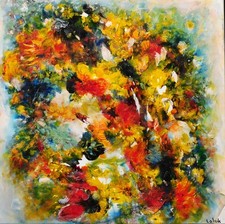 Original Abstraktes Mixed