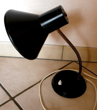50er Ja.Metall-Leuchte Schreibtischlampe wie Bauhaus Lampe Industriedesign,black