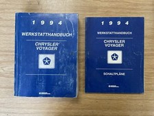 CHRYSLER VOYAGER 1994 WERKSTATTHANDBUCH SET 2 TEILIG MIT SCHALTPLÄNEN 813704105
