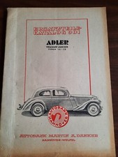 Adler Triumpf Junior Typen 1 G - 1 E, Ersatzteile-Katalog 901