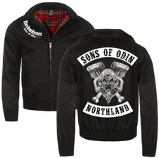 Herren Harrington Jacke Sons of Odin German Biker MC club support motorrad