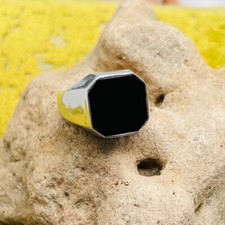 Naturschwarz Obsidian 925