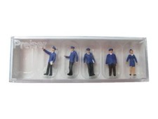 H0 Preiser 14011 DB Bahnpersonal 5 Figuren Eisenbahner 1:87 Set F17