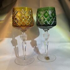 2 x Römer Nachtmann Bristel Bleikristall Überfang neuwertig