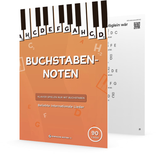 Book buchstaben noten - e-book,