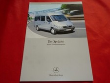 MERCEDES Sprinter T1N Kombi Personentransporter Prospekt Brochure von 2003