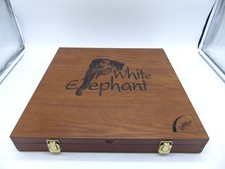 WHITE ELEPHANT Ludo Art ZINNFIGUREN mit Patinaspuren GEBRAUCHT Kellerfund SELTEN