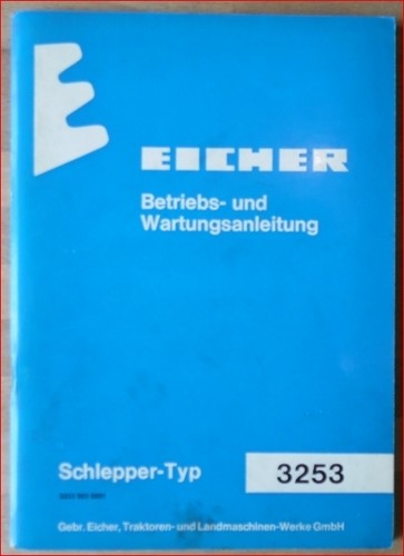 Eicher schlepper 3253 - schlepper,
