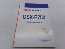 Suzuki Gsx-R 750 06 Bedienungsanleitung Deutsch 9901102H5101K