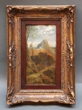 Eduard Schleich (1812-74 München) - Blick in Landschaft Italien Münchner Schule
