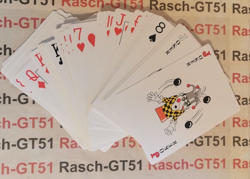 Romme riesig spielkarten groß - romme,