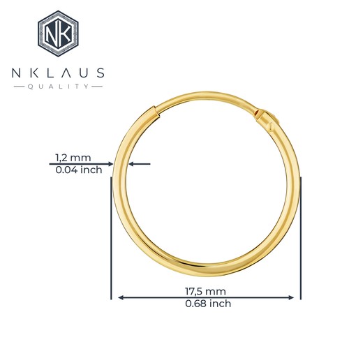Paar echte gelb gold 333 - echte,