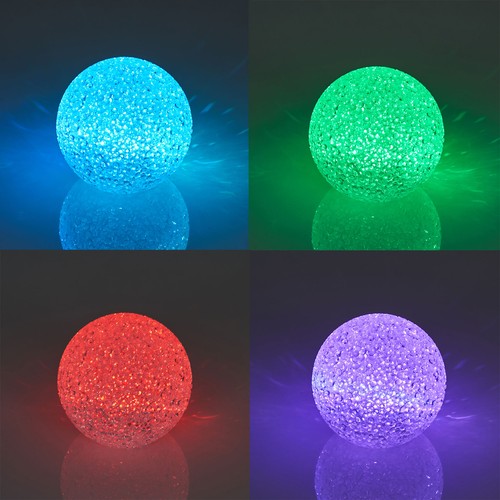Led kugel 8cm - kugel, farbwechsel