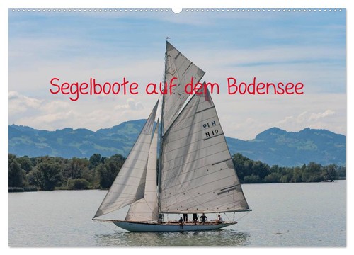Segelboote auf dem bodensee - auf,
