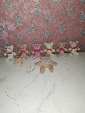 8 Bären für Bastler-Puppenstube-Puppenhaus-Kaufladen-Kinderzimmer-Spielzeug