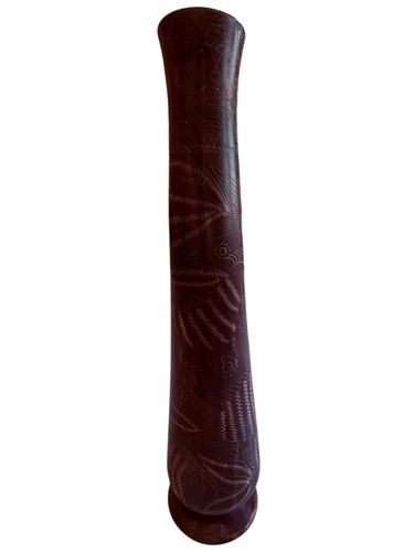 Handgeschnitzte holzvase - holzvase, /