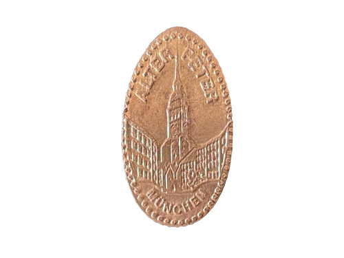 Elongated coin quetschmünze - elongated,