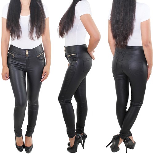 Skinny kunstleder slim fit - slim,