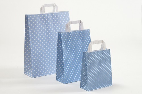 Papiertragetaschen punkte - papiertragetaschen,