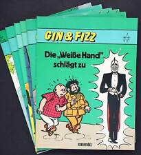GIN & FIZZ SC Humor Abenteuer Krimi Comic Album Semic Press Auswahl